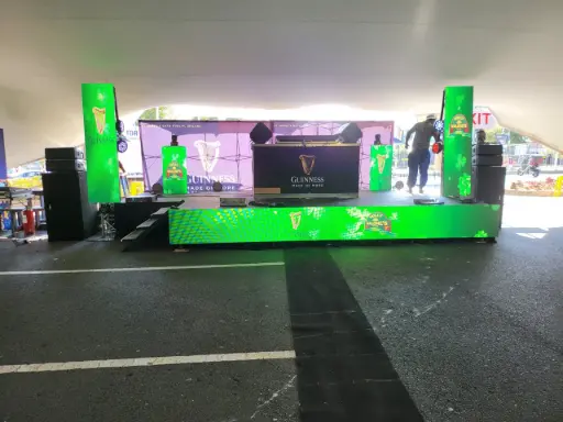 LED SCREEN Covered Stage